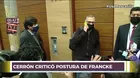 Vladimir Cerrón criticó postura de Pedro Francke 