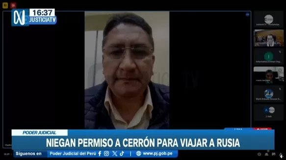 Foto: Vladimir Cerrón - Fuente: Justicia TV