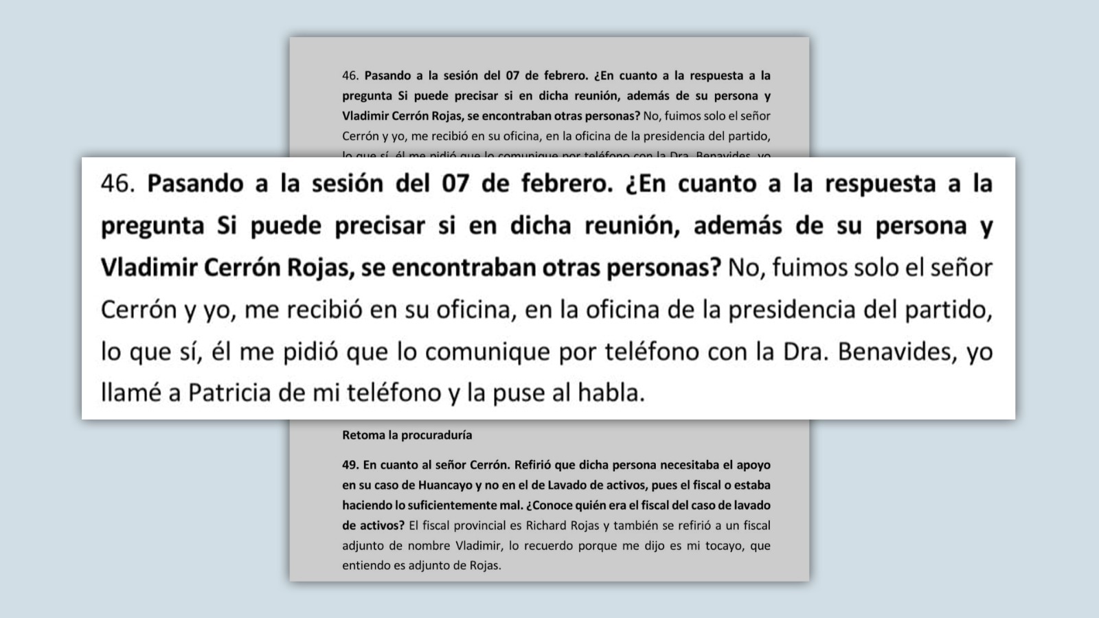 Vladimir Cerrón y Patricia Benavides: Los detalles de la conversación entre ambos, según Jaime Villanueva