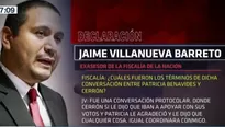 Vladimir Cerrón y Patricia Benavides son mencionados en las recientes declaraciones de Jaime Villanueva - Foto y video: Canal N