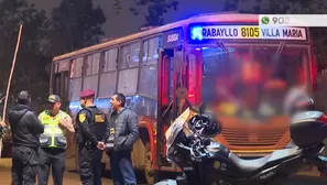  Asesinan a chofer de transporte público en el distrito de Villa María del Triunfo. / Video: América Noticias