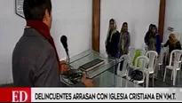 Asaltan iglesia cristiana.