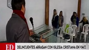 Asaltan iglesia cristiana.