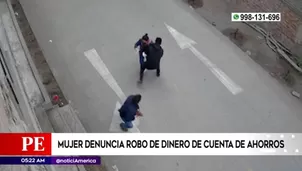 Mujer fue rodeada por delincuentes en plena calle de VMT.