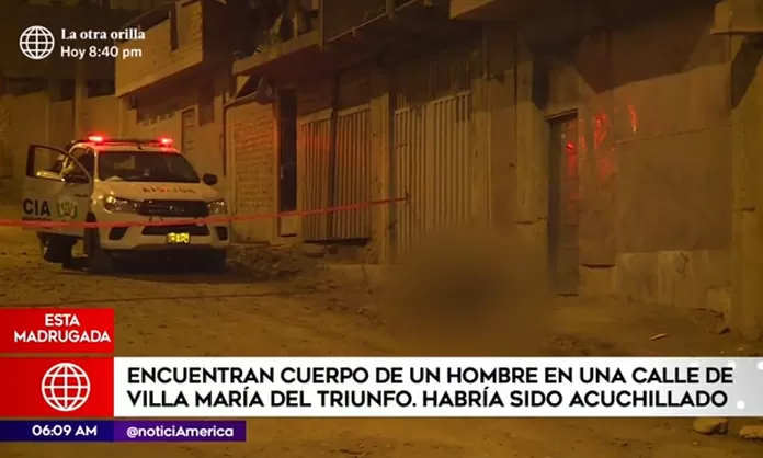 VMT: Encuentran el cuerpo de un hombre en plena calle