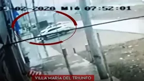 Testigos del accidente afirman que la unidad pasó a gran velocidad. Foto y video: América Noticias