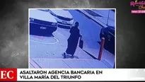 Asalto en BCP. Foto-Video: América Noticias