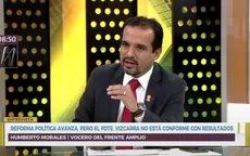 Humberto Morales: El voto en partidos políticos no debe ser obligatorio - Noticias de frente-amplio