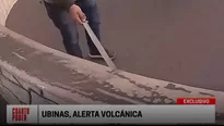 Cenizas inundan poblados cercanos al volcán Ubinas.