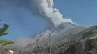 Volcán Ubinas registró una nueva explosión y alarmó a la población