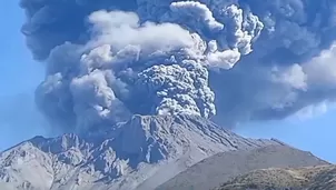 Los reportes locales indican que esta erupción sería la más fuerte hasta el momento. / Video: Canal N