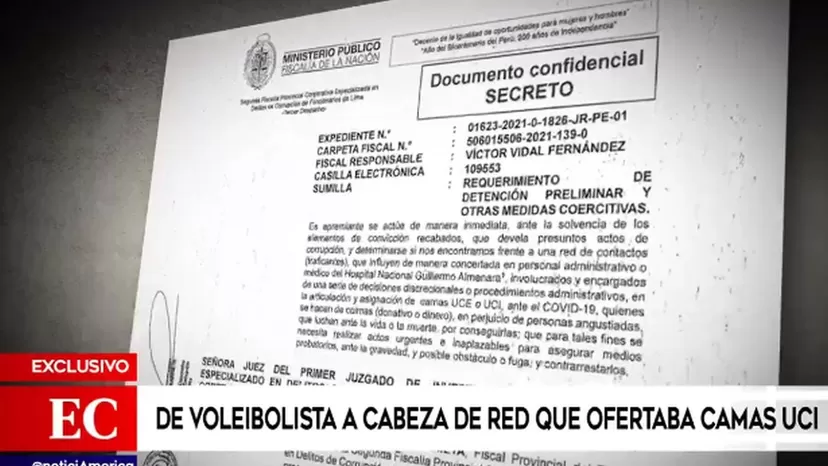 De voleibolista a presunta cabecilla de red que ofertaba camas UCI