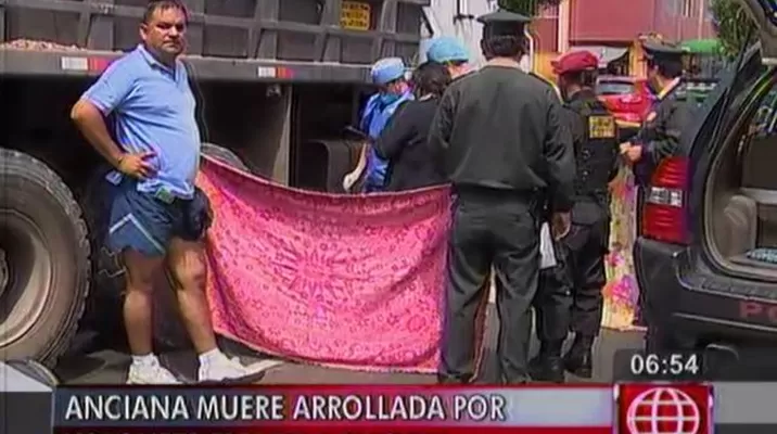 Volquete atropelló a anciana en Magdalena Volquete atropelló a anciana en Magdalena