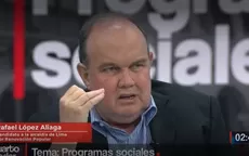 Voto 2022: López Aliaga expone sus propuestas en programas sociales - Noticias de ilich-lopez-urena
