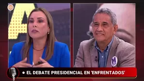Fiorella Molinelli y Mesías Guevara debaten propuestas. Video: América Multimedia