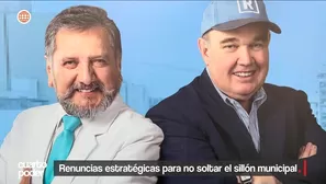 Alcaldes eluden prohibición postulando como regidores y asumiendo candidaturas tras renuncias calculadas. Video: Cuarto Poder