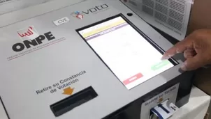 Reportan problemas con el voto electrónico en la segunda vuelta. Foto: La República.