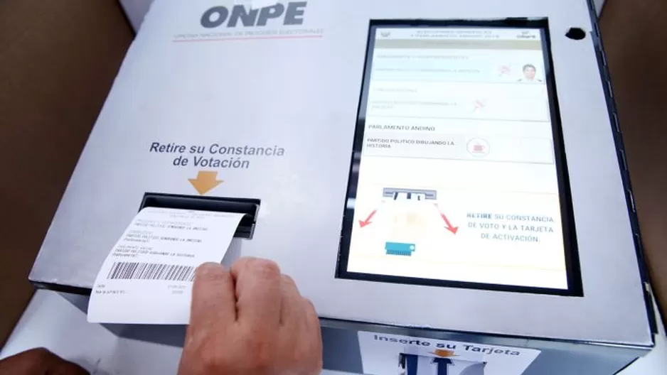   Representante de la ONPE indicó que la plataforma digital cuenta con una permanente fiscalización / Foto: Andina