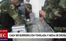 Vraem: Policía detuvo a más de 180 burriers con tonelada y media de droga - Noticias de burriers