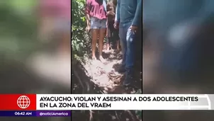 Asesinan a menores de edad en el Vraem.