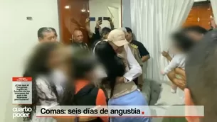 Tras seis días secuestrada, la pequeña Valeria se reencontró con su familia /Foto: Cuarto Poder / Video: Cuarto Poder