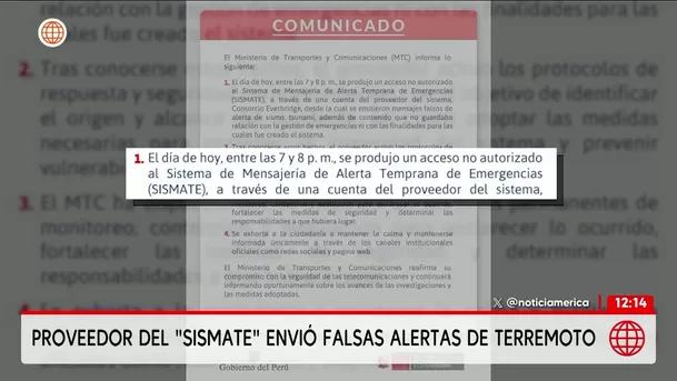 Vulneran el Sismate y envían falsas alertas. Foto: América Noticias Vulneran el Sismate y envían falsas alertas. Foto: América Noticias