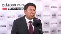 Waldemar Cerrón reiteró que su posición expresada es la de la Mesa Directiva en su totalidad. / Video: Canal N