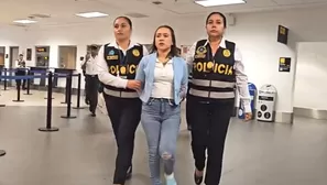 Wanda del Valle llegó extraditada desde Colombia para ser juzgada en el Perú. Foto: Andina / Video: Canal N