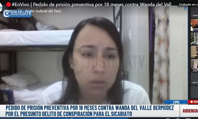 Wanda Del Valle Reapareció En Audiencia Virtual De Prisión Preventiva 4880