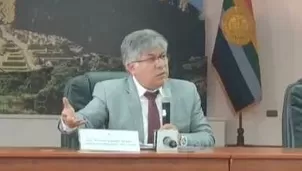 Werner Salcedo no quiso mencionar los nombres de las personas le habrían hecho el obsequio. / Video: Canal N