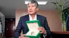 Wilfredo Oscorima, gobernador de Ayacucho, se retiró de la Fiscalía tras diligencia por el caso Rolex