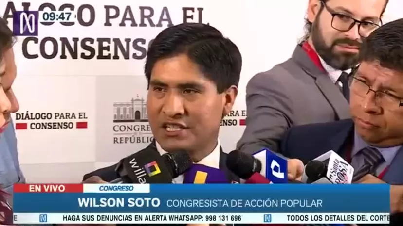 Congresista Soto sobre Rosselli Amuruz: “Tenemos que comportarnos como parlamentarios”
