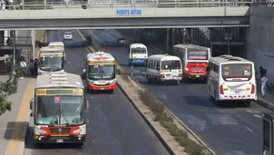 Transporte público. Foto: Andina