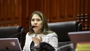 Yeni Vilcatoma dijo que desea ser candidata a la presidencia. Video: Congreso / Foto: El Comercio