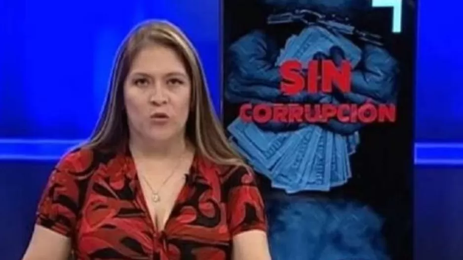 Yeni Vilcatoma en su programa 'Sin Corrupción' (Foto: Captura) 