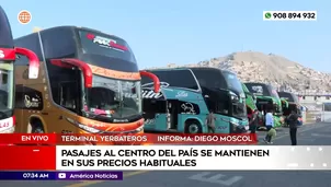 Terminal de Yerbateros en Navidad