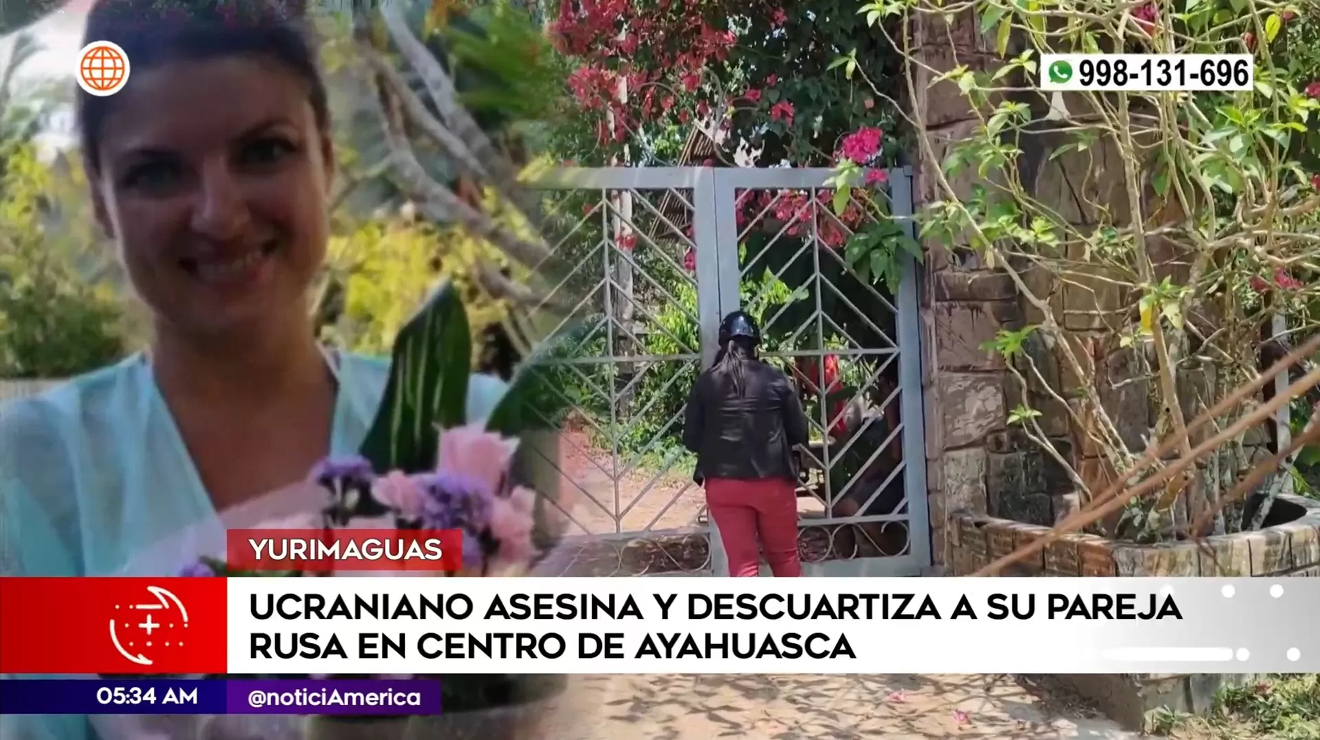 Ucraniano asesinó y descuartizó a su pareja rusa en Yurimaguas. Foto: América Noticias