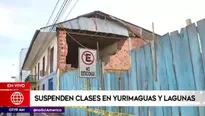 Suspenden clases en Yurimaguas. Foto: América TV