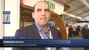 Zavala sobre corrupción. (Canal N)