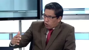 Zeballos dijo que regreso de Fujimori al penal no es revanchismo. Foto: Captura de TV