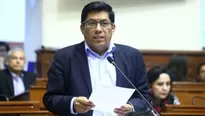 Vicente Zeballos, ministro de Justicia. Foto: Congreso de la República