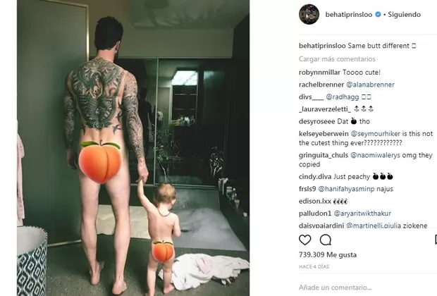 Adam Levine y su hija 