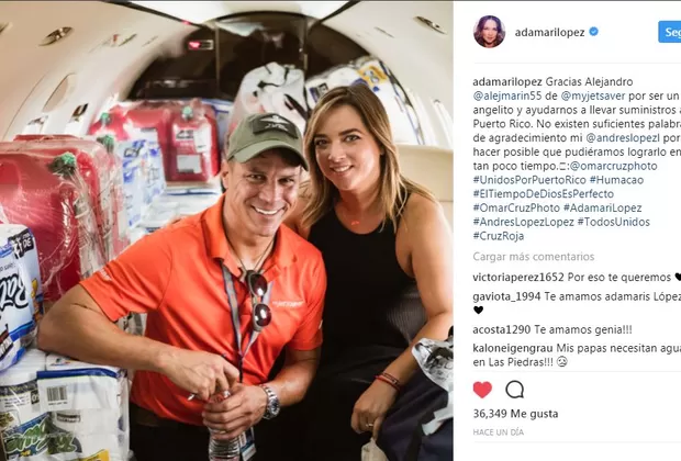 Adamari López: esto hizo para ayudar a Puerto Rico en medio del huracán María