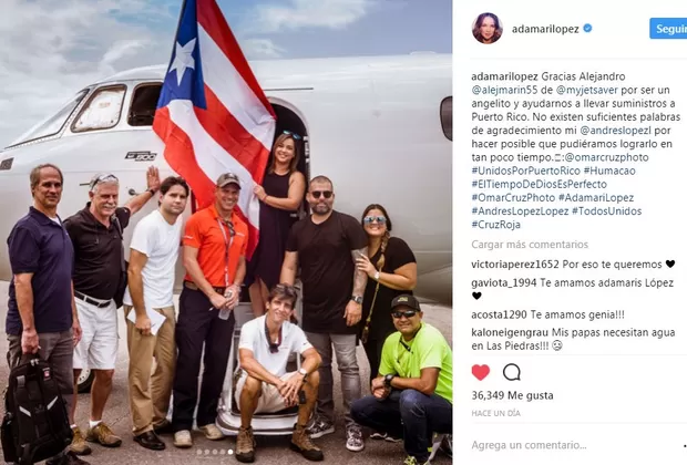Adamari López: esto hizo para ayudar a Puerto Rico en medio del huracán María