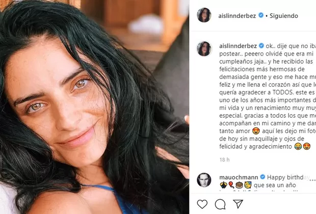 Aislinn Derbez compartió motivador mensaje por su cumpleaños