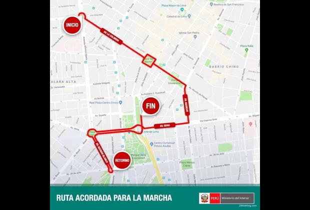 Así se desarrolló la movilización contra el indulto a Alberto Fujimori