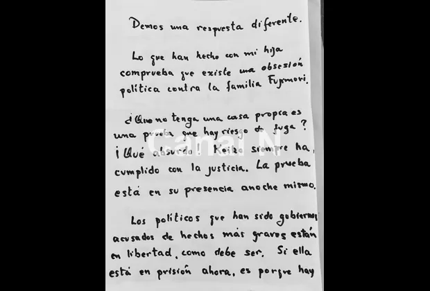 Alberto Fujimori tras prisión a Keiko: 