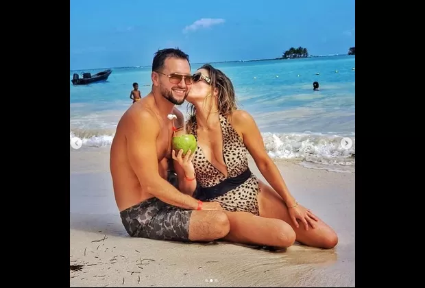 Alejandra Baigorria presume su figura en las playas de San Andrés