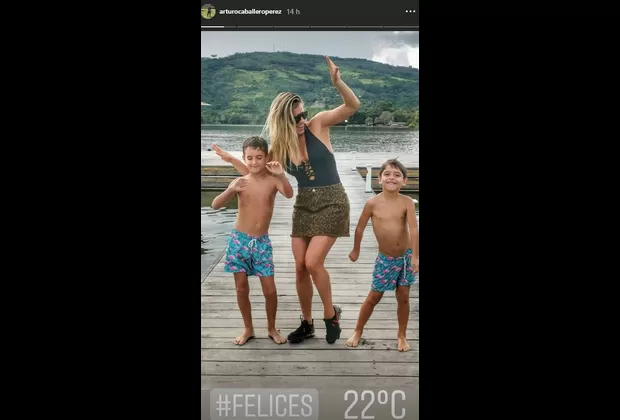 Alejandra Baigorria hijos Arturo Caballero