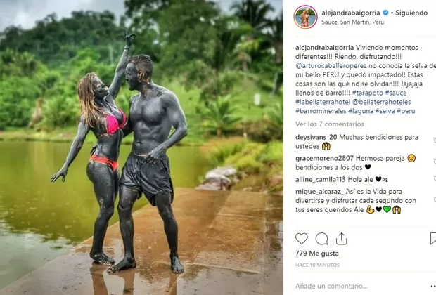 Alejandra Baigorria y Arturo Caballero Tarapoto